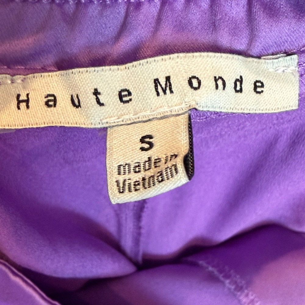 Haute Monde Violet Trousers - Picture 4 of 8
